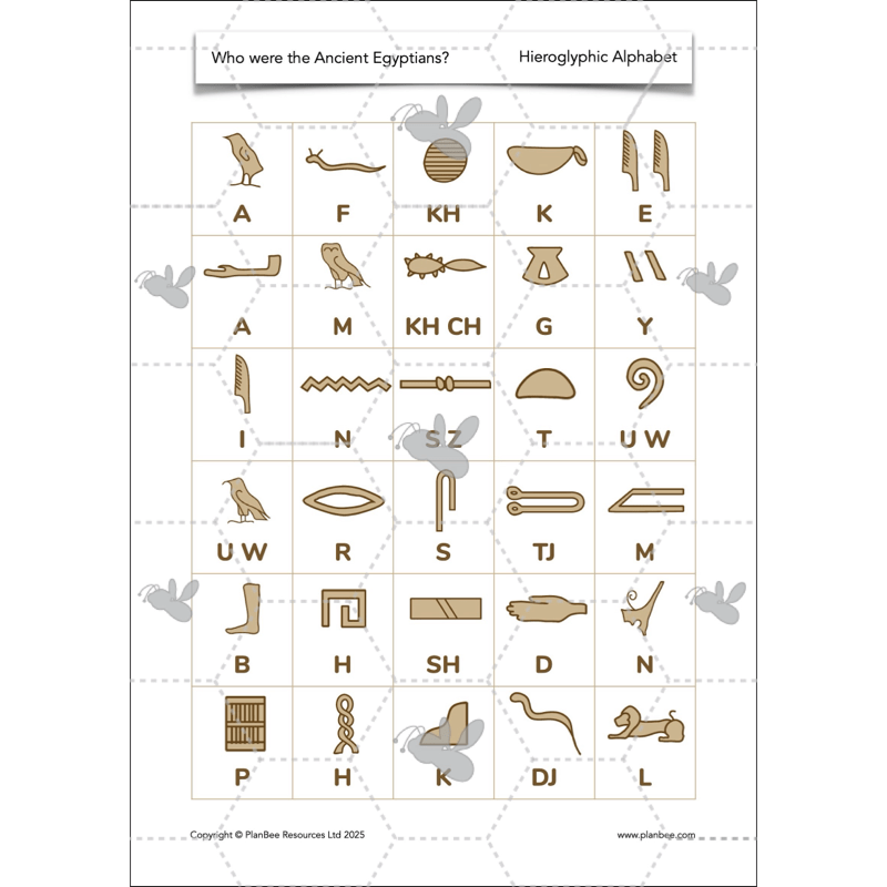 PlanBee Who were the Ancient Egyptians? KS2 History Lesson Pack