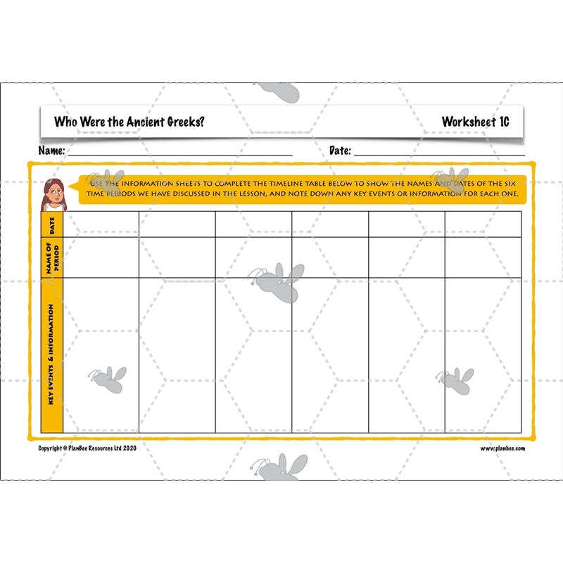 PlanBee Who were the Ancient Greeks KS2 History Lesson Plans
