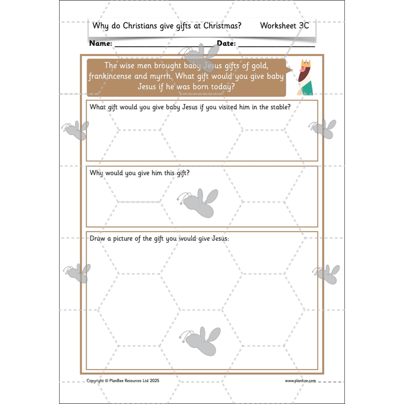 PlanBee Why do Christians give gifts at Christmas? PlanBee KS1 RE