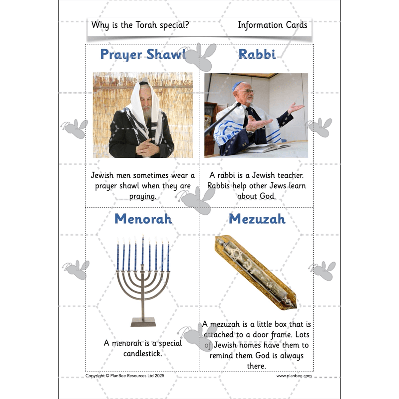 PlanBee Why is the Torah Special? The Torah KS1 RE Lessons