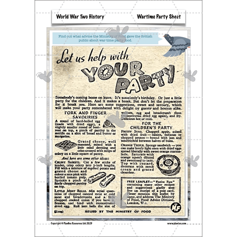 PlanBee Lower KS2 World War 2 History Planning and Resources