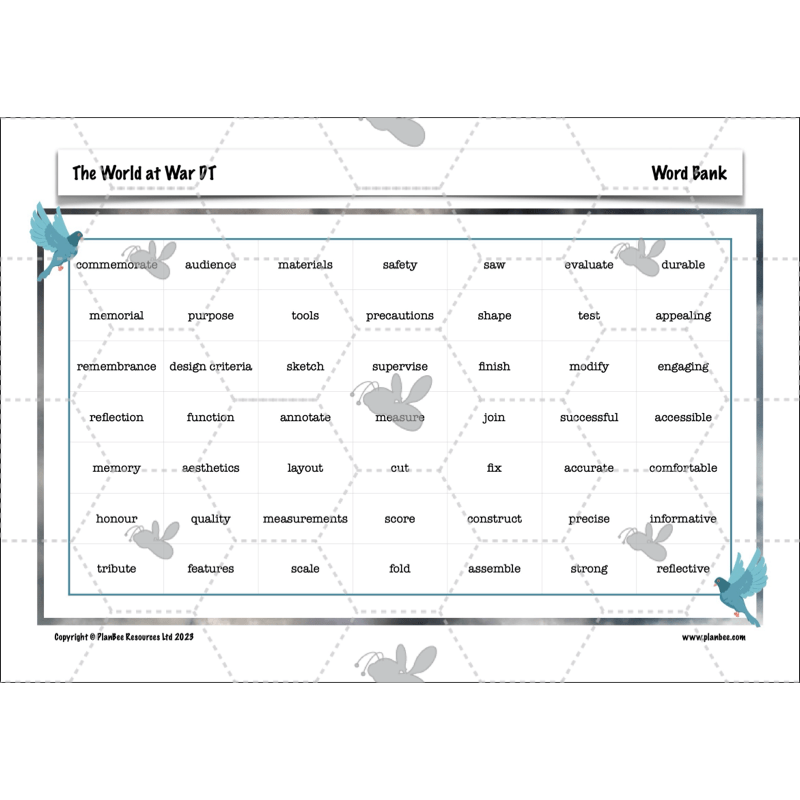 PlanBee World War 2 (UKS2) Topic Enrichment Lesson Pack