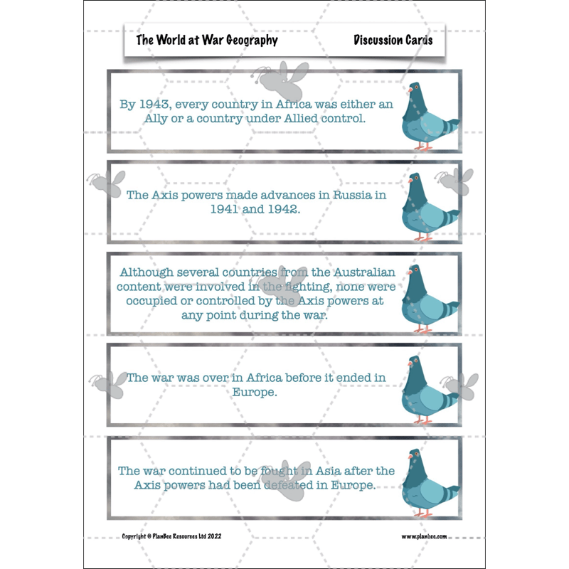 World War 2 (Upper KS2) Topic Enrichment Pack