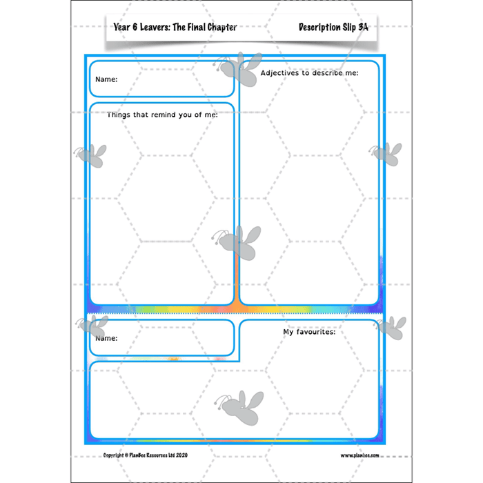 PlanBee Year 6 Leavers: The Final Chapter | KS2 English Pack