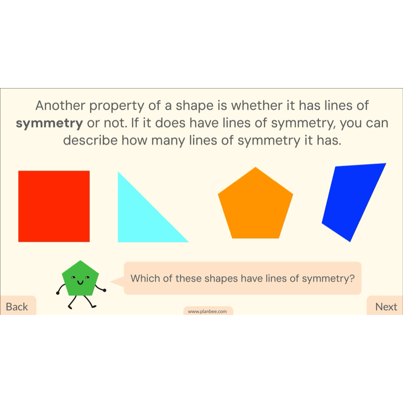 PlanBee 2D Shapes Year 3 Maths Lesson Pack by PlanBee