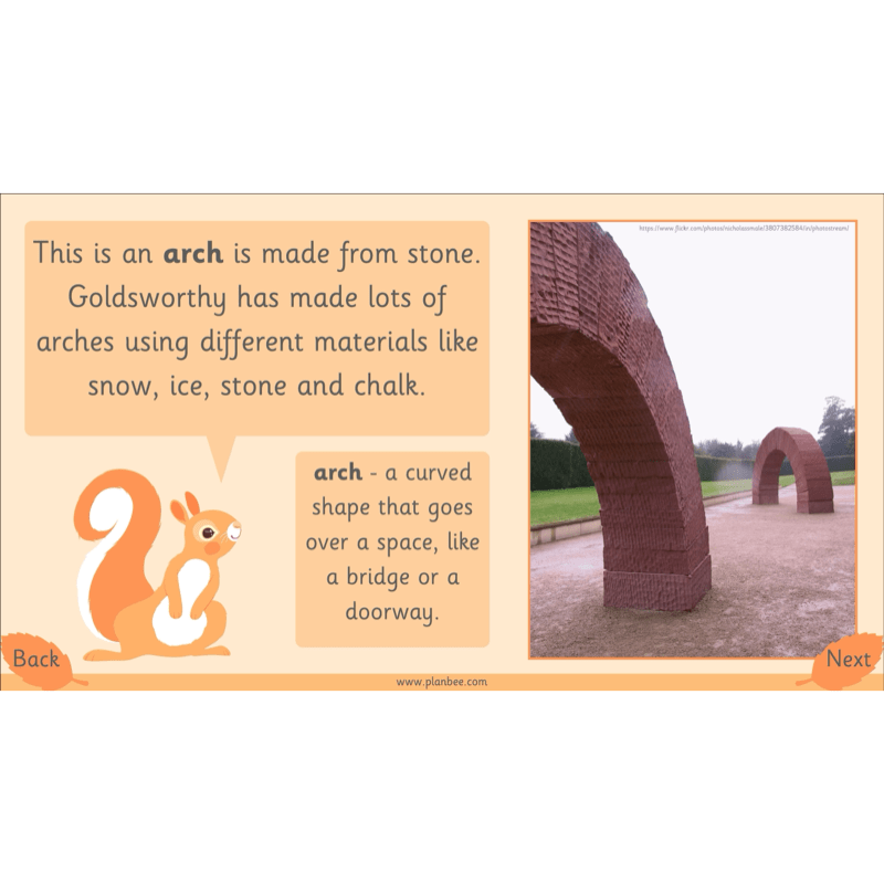 PlanBee Andy Goldsworthy KS1 Art Lesson Plans created by PlanBee