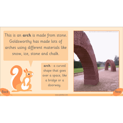 PlanBee Andy Goldsworthy KS1 Art Lesson Plans created by PlanBee