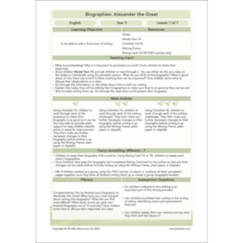 Biographies: Alexander the Great