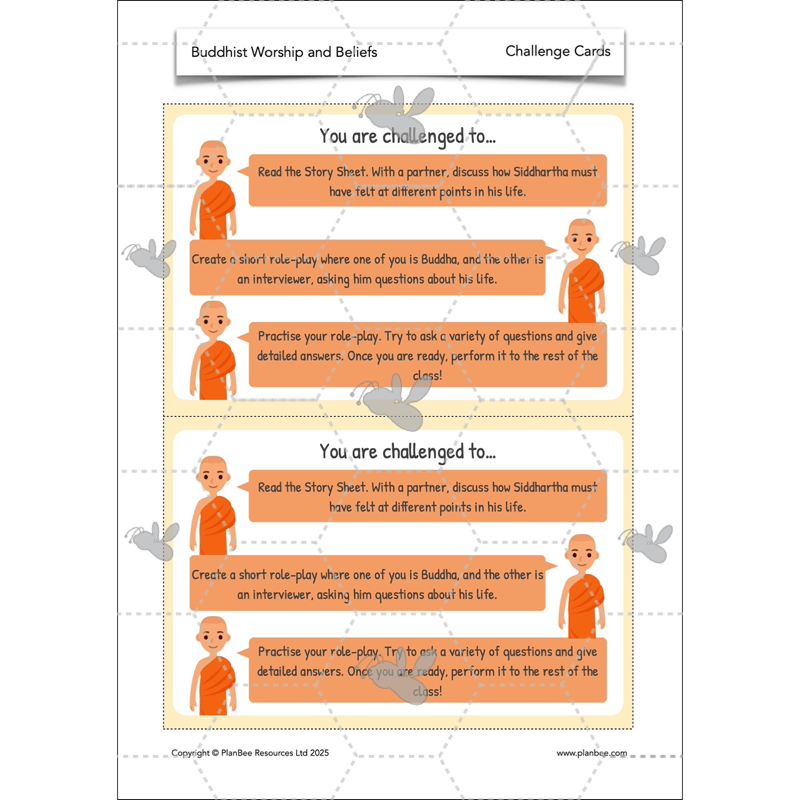 PlanBee Buddhist Worship and Beliefs - Buddhism KS2 RE by PlanBee