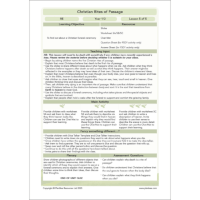 Christian Rites of Passage