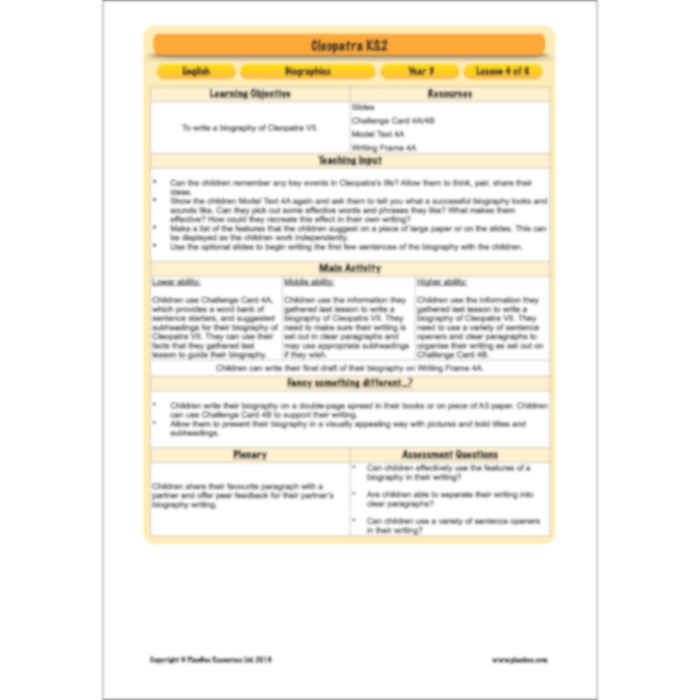 Cleopatra KS2