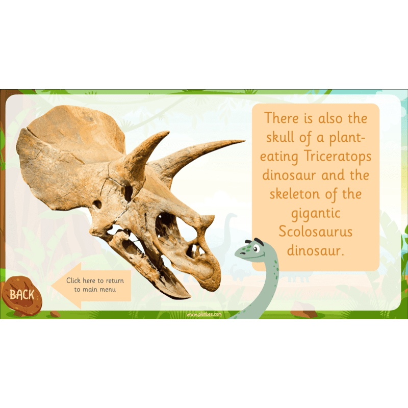 PlanBee Dinosaurs KS1 Topic Enrichment Lesson Pack