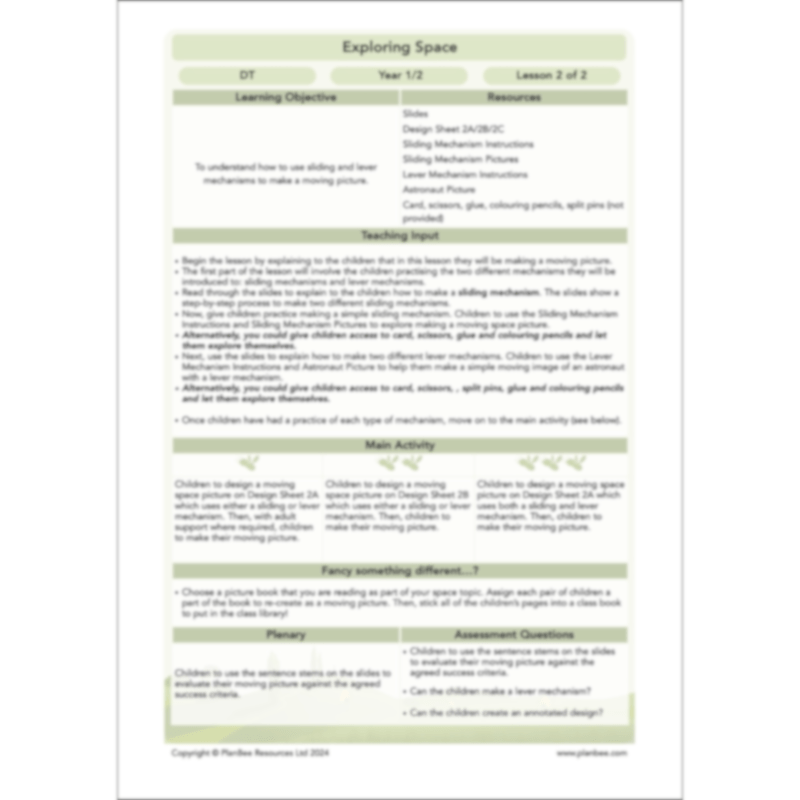 Exploring Space Topic Enrichment Pack