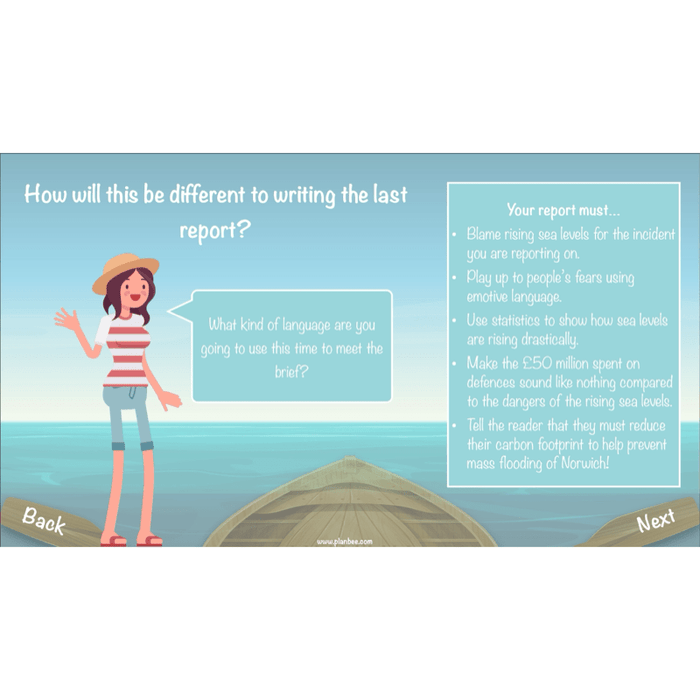 PlanBee Floodland: Newspaper Reports KS2 | Year 6 English Pack