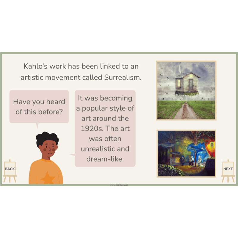 PlanBee KS2 Frida Kahlo for Kids Art Lesson Pack by PlanBee
