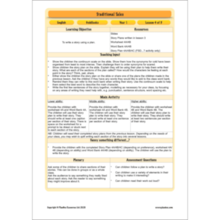 Traditional Tales: Goldilocks