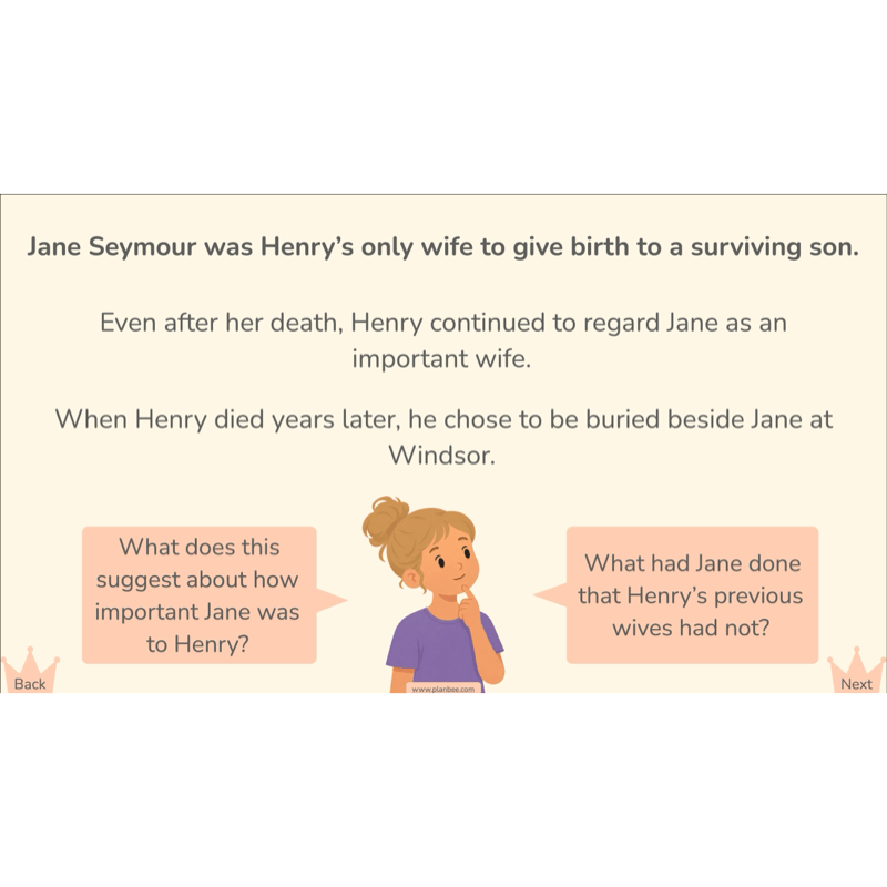 PlanBee Henry VIII and his Six Wives KS2 History Lessons