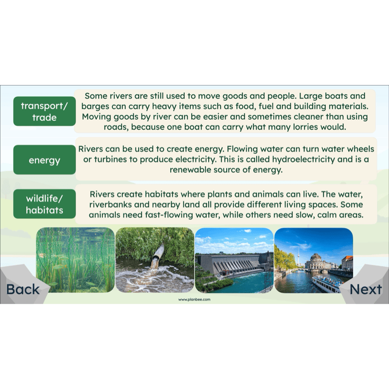 PlanBee Investigating Rivers KS2 Geography lessons by PlanBee