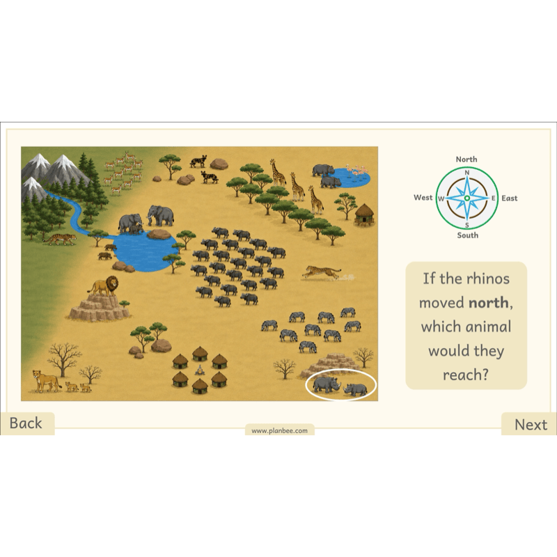 PlanBee Let's go on Safari | Kenya KS1 Geography Lesson Pack
