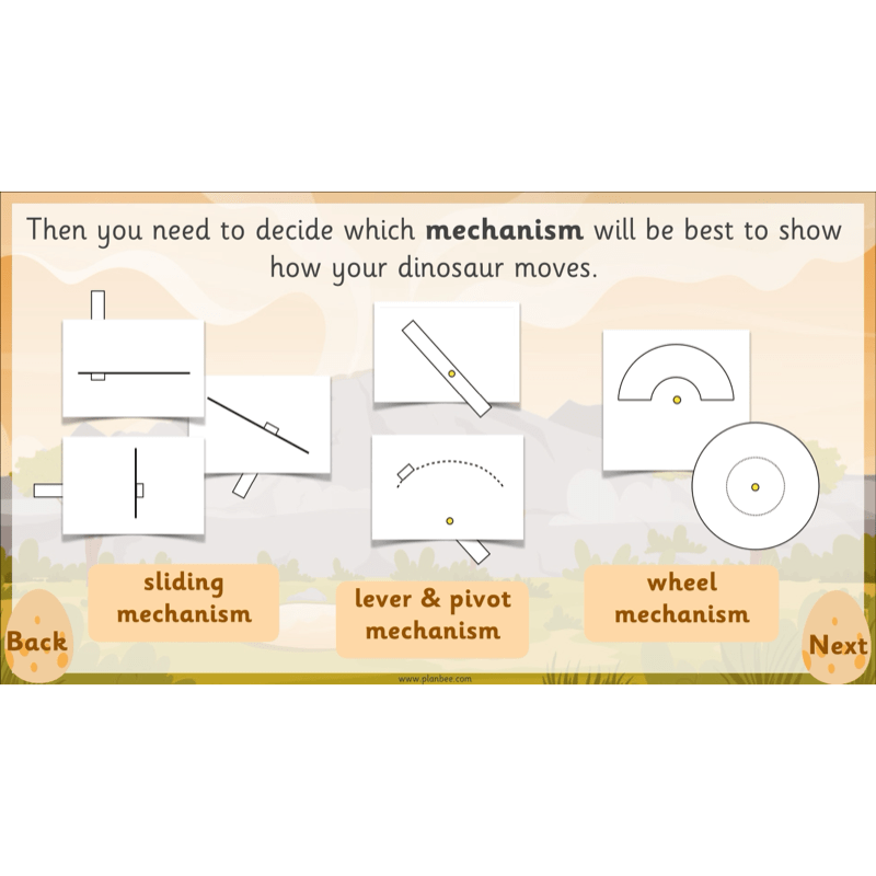 PlanBee Moving Dinosaurs KS1 | DT lessons