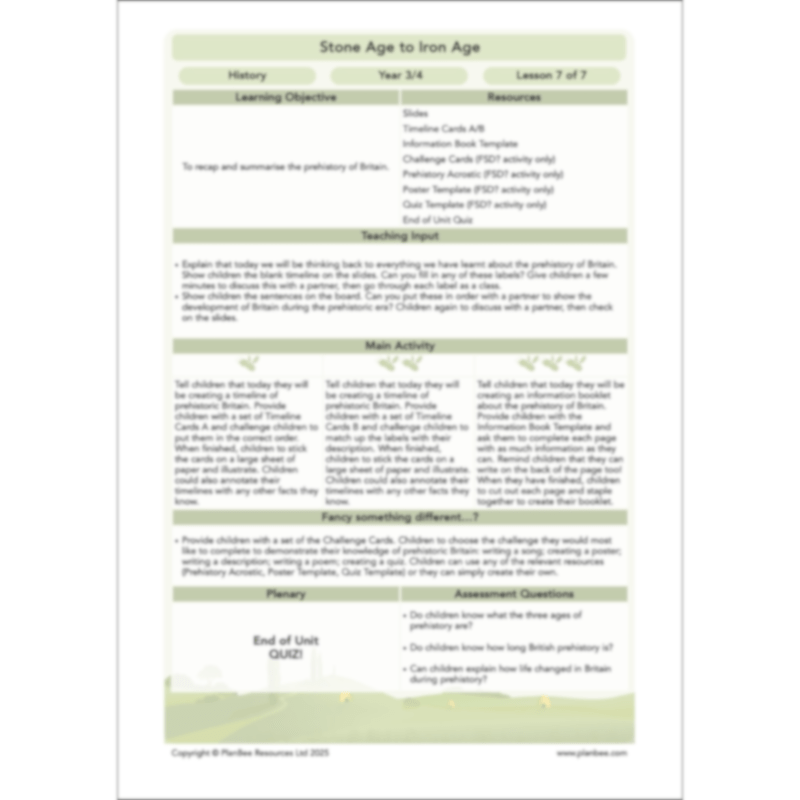 Stone Age to Iron Age