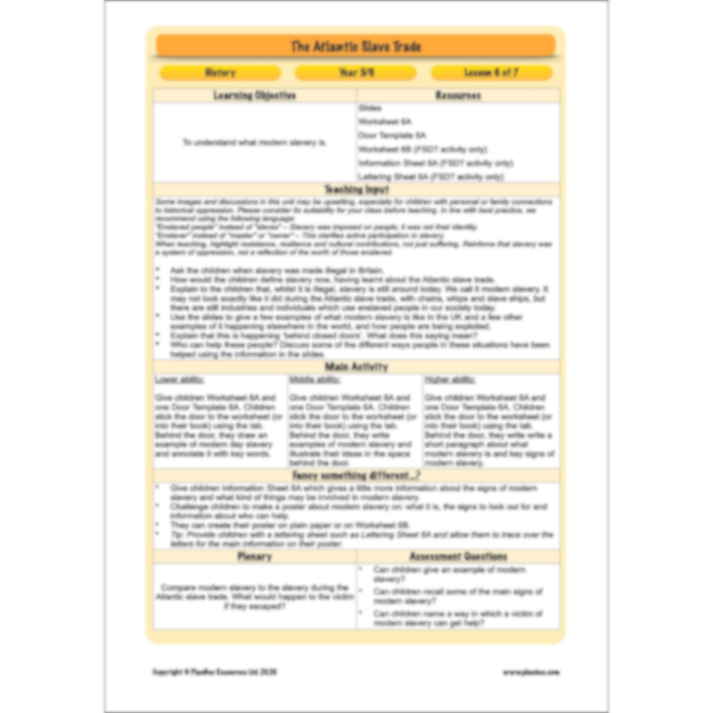 The Atlantic Slave Trade