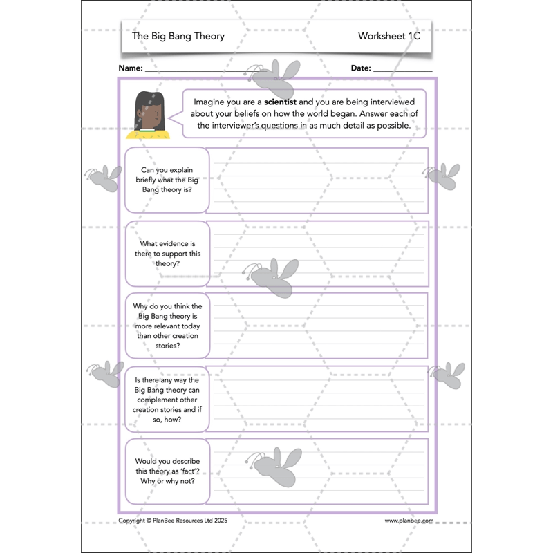 PlanBee The Big Bang Theory KS2 | RE Lesson Pack