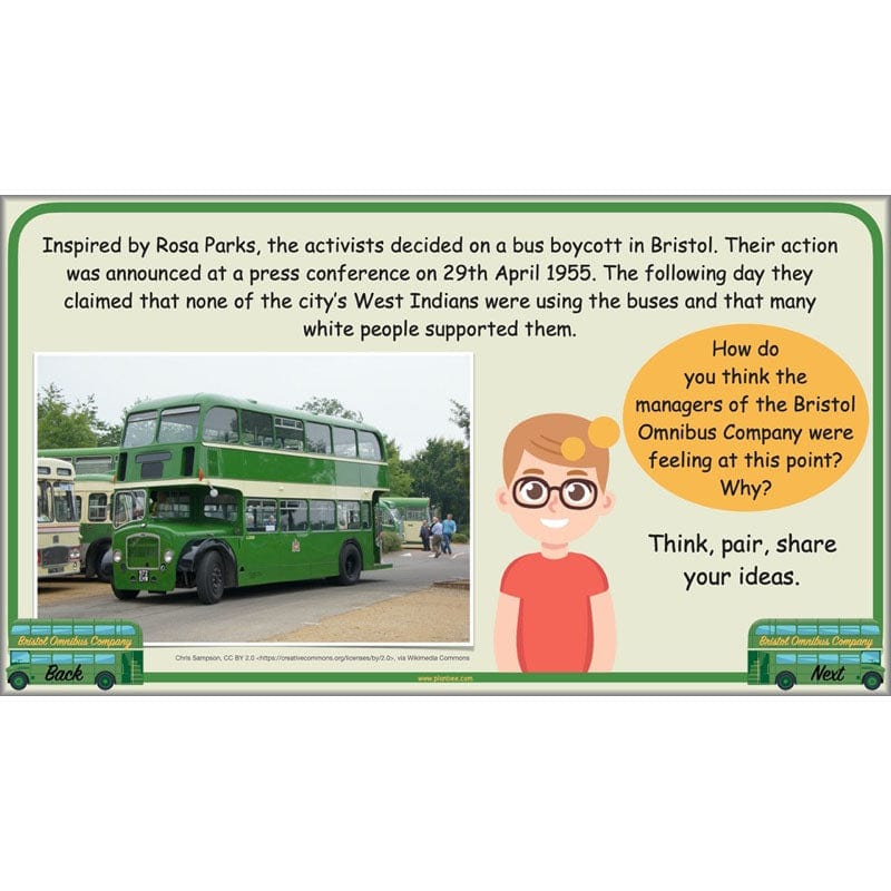 PlanBee Bristol Bus Boycott History KS2 lessons by PlanBee