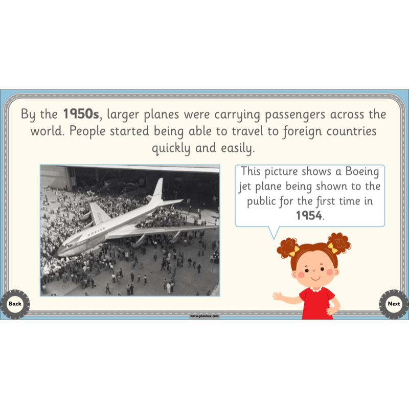 PlanBee The History of Transport KS1 History Lesson Pack