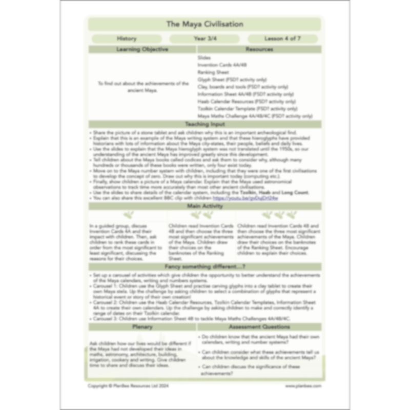 The Maya Civilisation