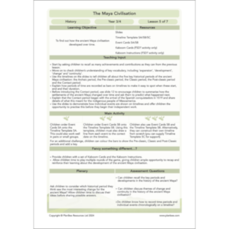 The Maya Civilisation