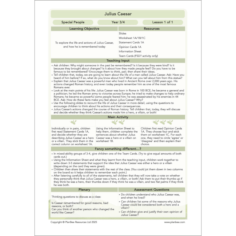 The Romans Topic Enrichment Pack