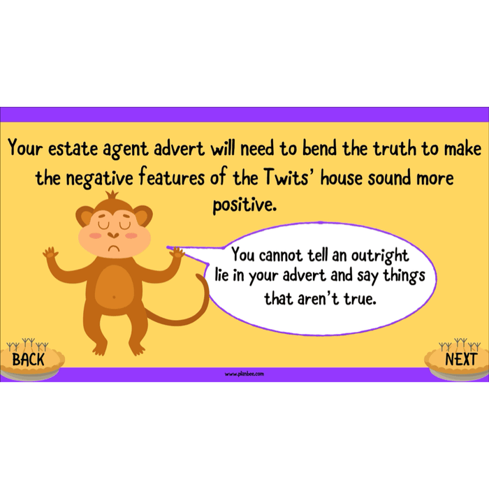 PlanBee The Twits: Descriptive Writing KS2 | Year 4 English Pack