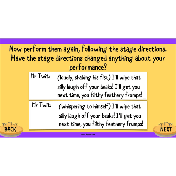 PlanBee The Twits: Playscripts KS2 | Year 4 English Pack