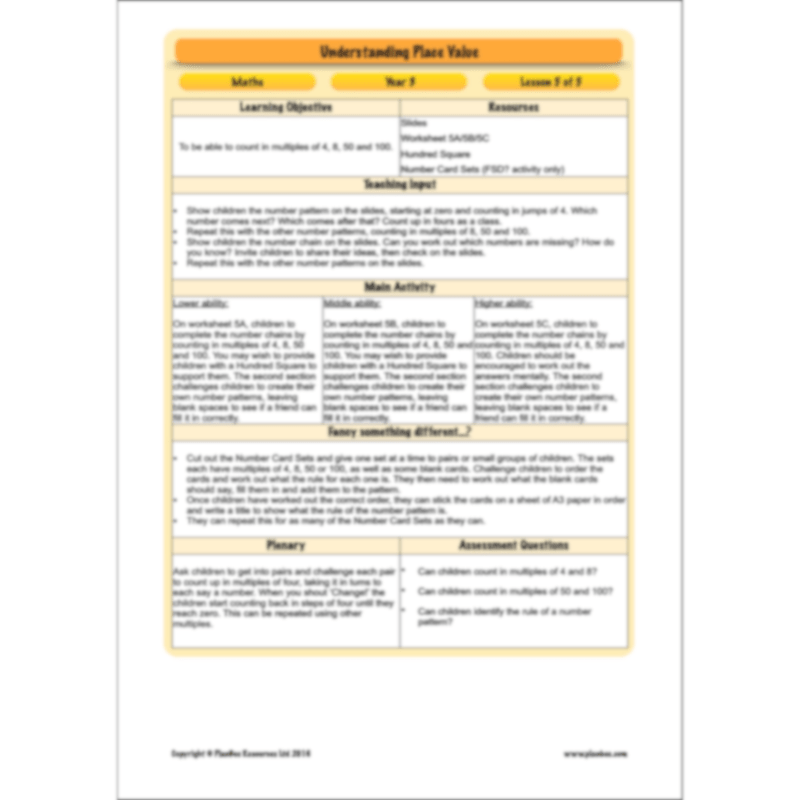 Understanding Place Value