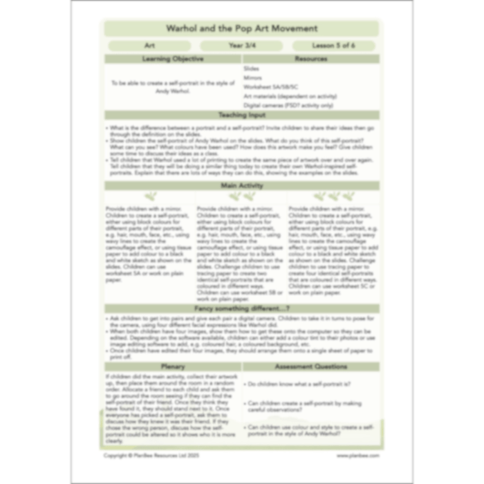 Warhol and the Pop Art Movement