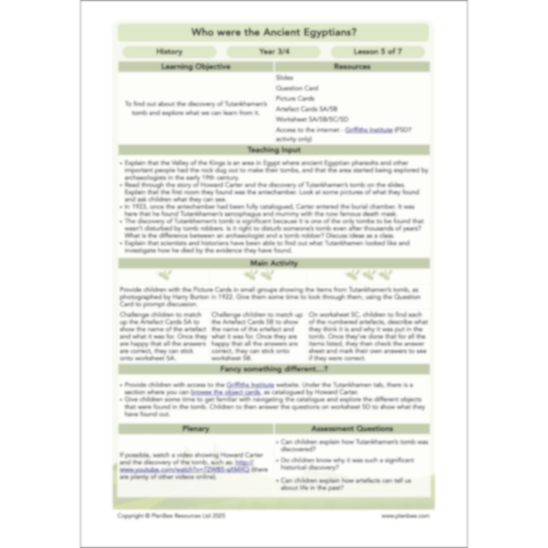 Who were the Ancient Egyptians?