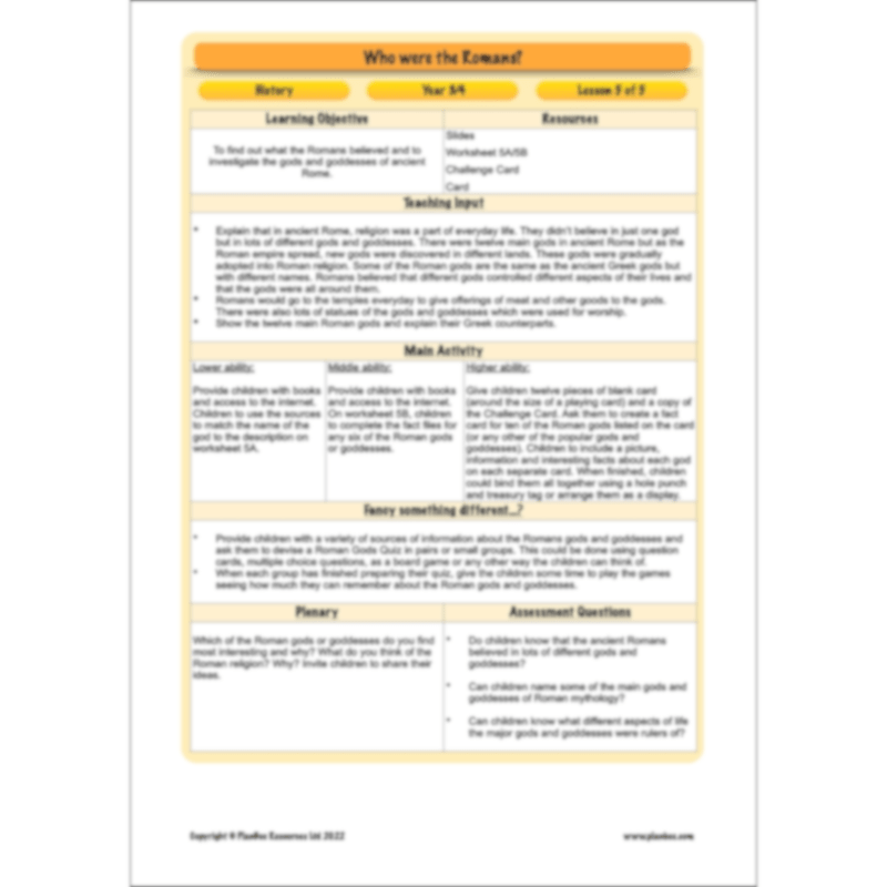 Who were the Romans?