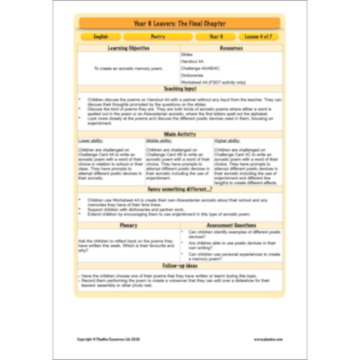 Year 6 Leavers: The Final Chapter