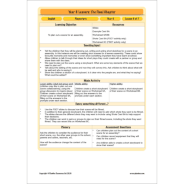 Year 6 Leavers: The Final Chapter