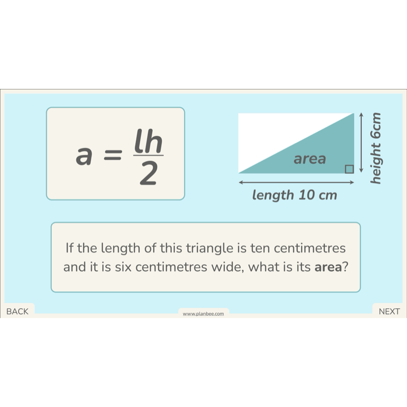 PlanBee Algebra: simple algebra lesson planning for Year 6
