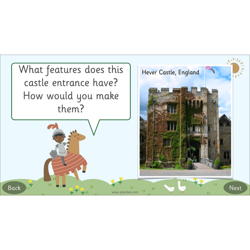 PlanBee Castles Topic KS1 Enrichment Lesson Pack