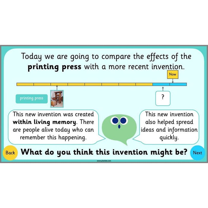 PlanBee Communication Then and Now: Primary History Plans for KS1