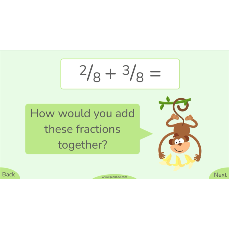 PlanBee Fractions in Action: Year 3 Fractions Planning by PlanBee