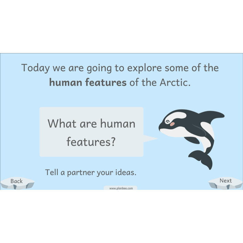 PlanBee Let's go to the Arctic KS1 Geography Lesson Pack