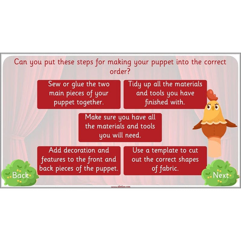 Puppets KS1 DT Lesson Planning Pack for Year 2 by PlanBee