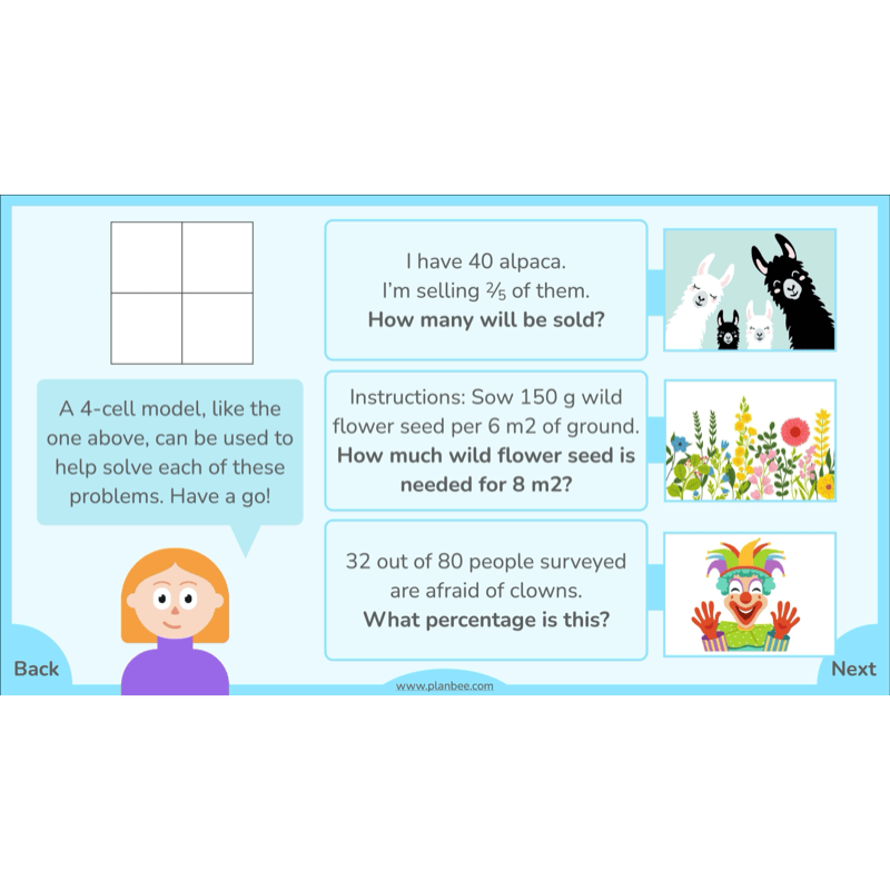 PlanBee Ratio, Percentages and Proportion: Year 6 Maths