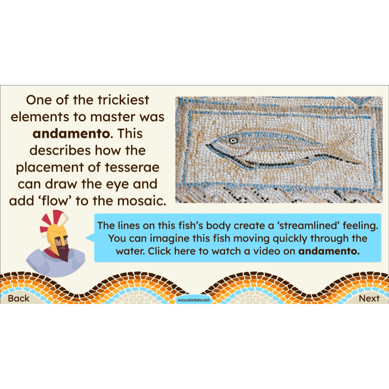 PlanBee Roman Mosaics KS2 Art Planning