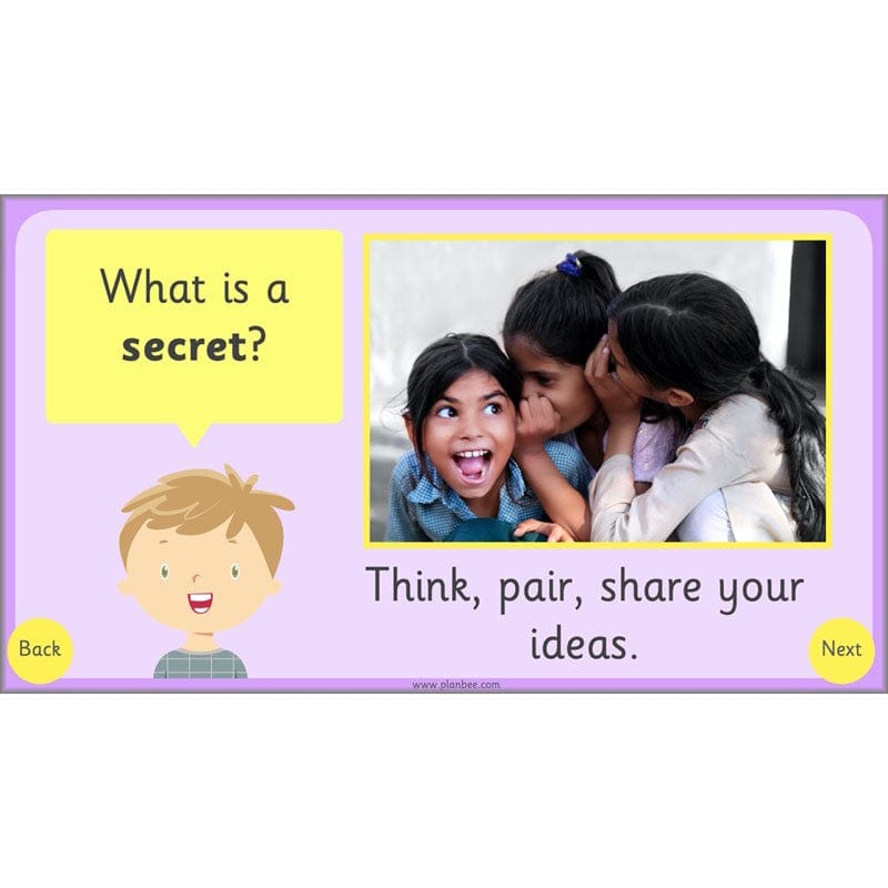 PlanBee Safe Spaces and Boundaries PSHE KS1 lessons by PlanBee