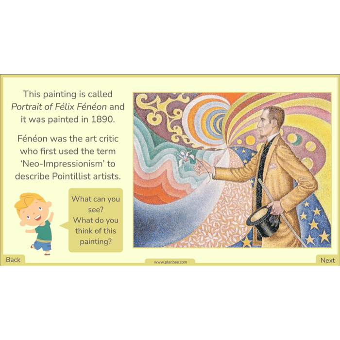 PlanBee Seurat and Pointillism KS2 Lesson Plans and Art Projects